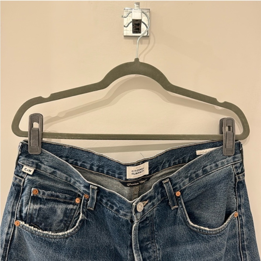 Citizen of Humanity Ayla Baggy denim in Claremont wash - Picture 2 of 3